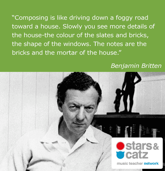 Benjamin Britten Music Quote Image