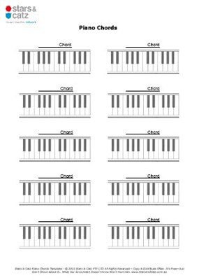 Blank Piano Chord Templates image