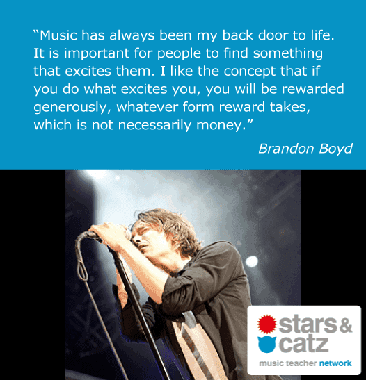 Brandon Boyd Music Quote