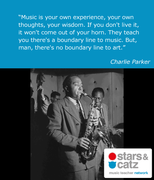 Charlie Parker Music Quote