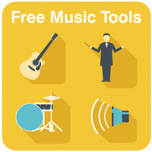 Free music tools and resources banner