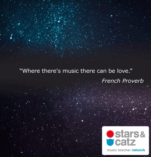 French Proverb Music Quote Image