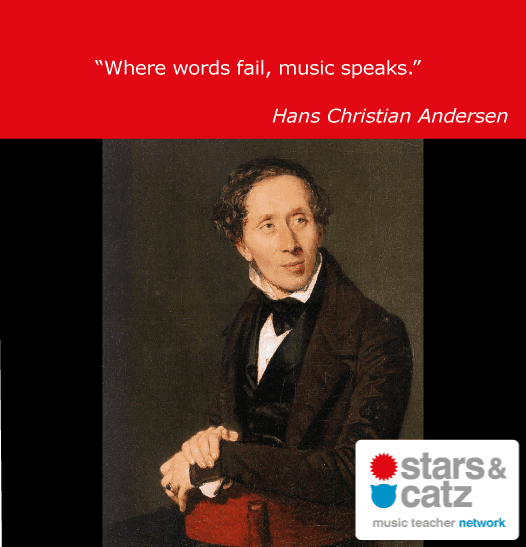 Hans Christian Andersen Music Quote Image