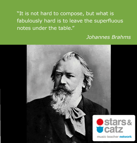 Johannes Brahms Music Quote Image