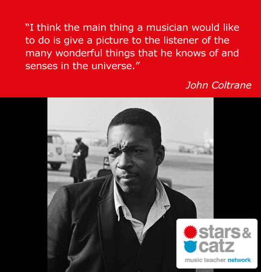 John Coltrane Music Quote