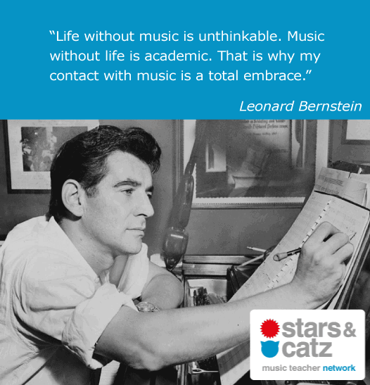 Leonard Bernstein Music Quote 2 Image