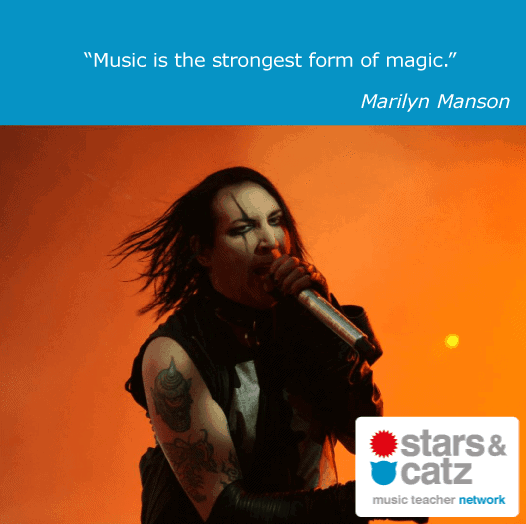 Marilyn Manson Music Quote