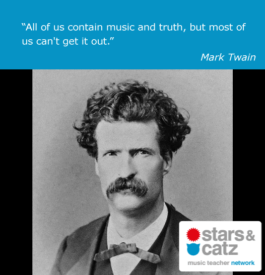 Mark Twain Music Quote 1 Image