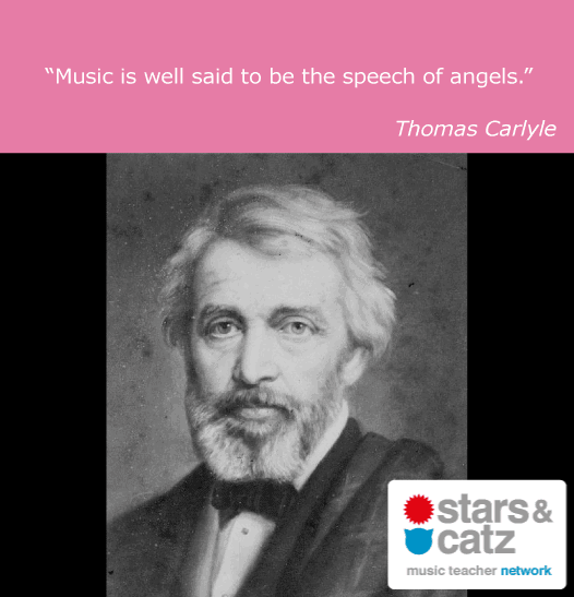 Thomas Carlyle Music Quote 2 Image