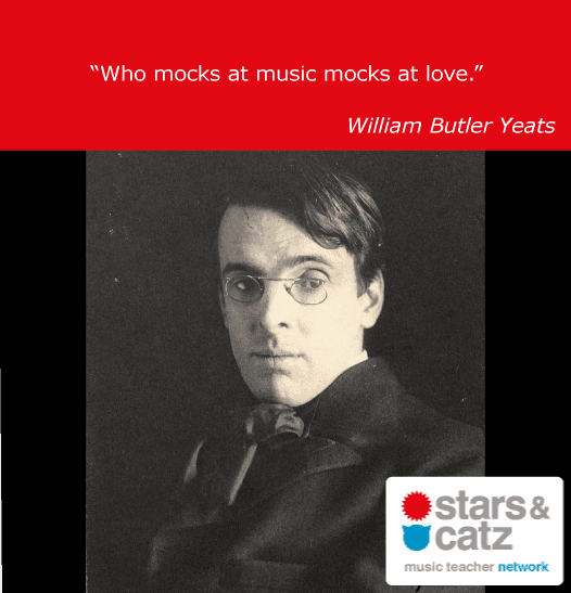 William Butler Yeats Music Quote Image