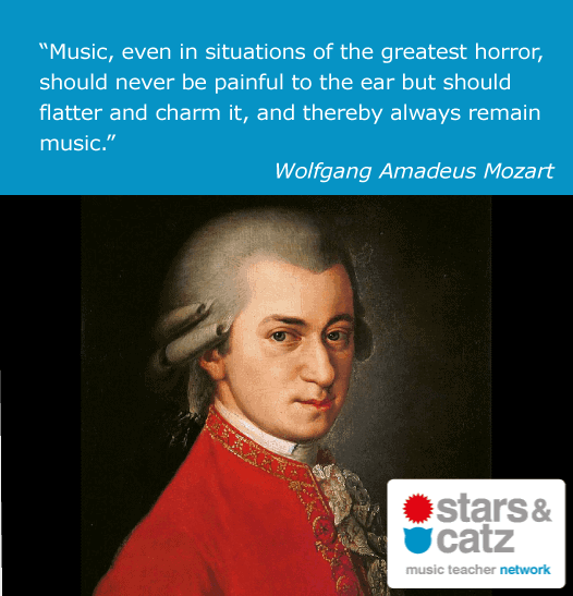 Wolfgang Amadeus Mozart Music Quote Image