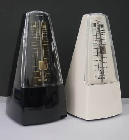 two metronomes next to each other